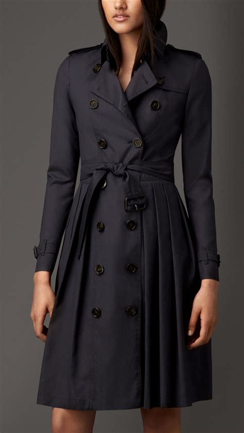 burberry navy brighton jacket|longest burberry trench coat.